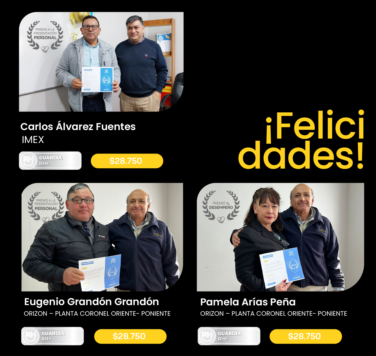 Reconociendo la Excelencia 1 rh destacados agosto