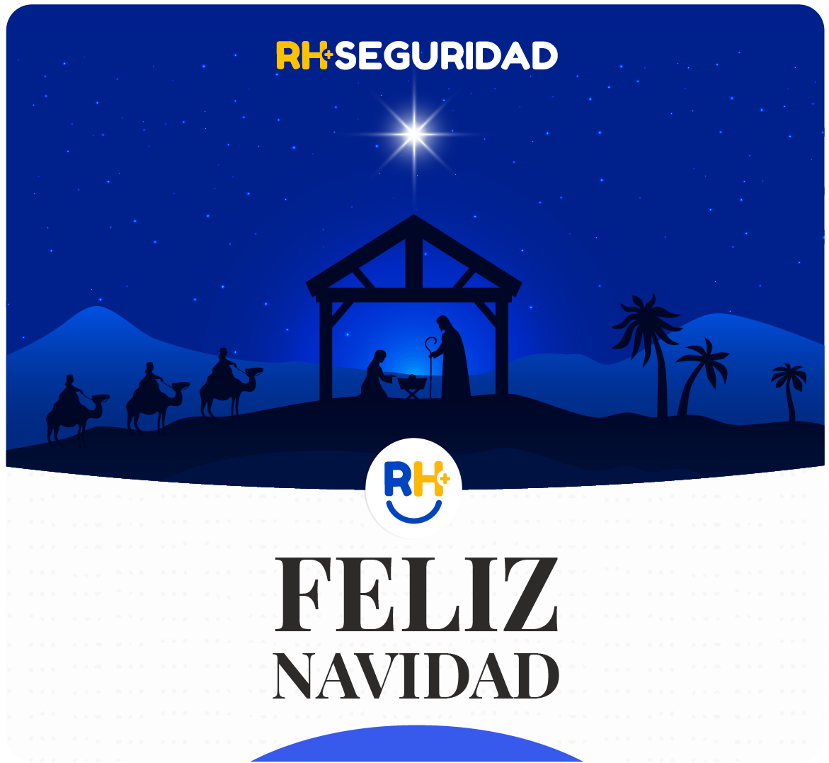 Feliz Navidad les Desea RH+ Seguridad 1 feliz navidad 2024